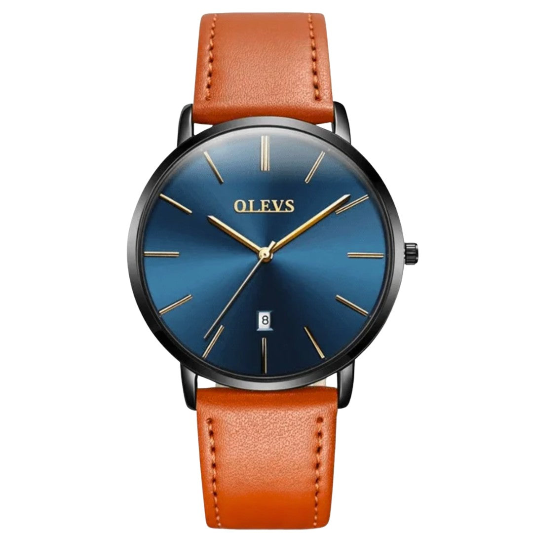 Aurello Serein Mnimalist Sunray Date Watch