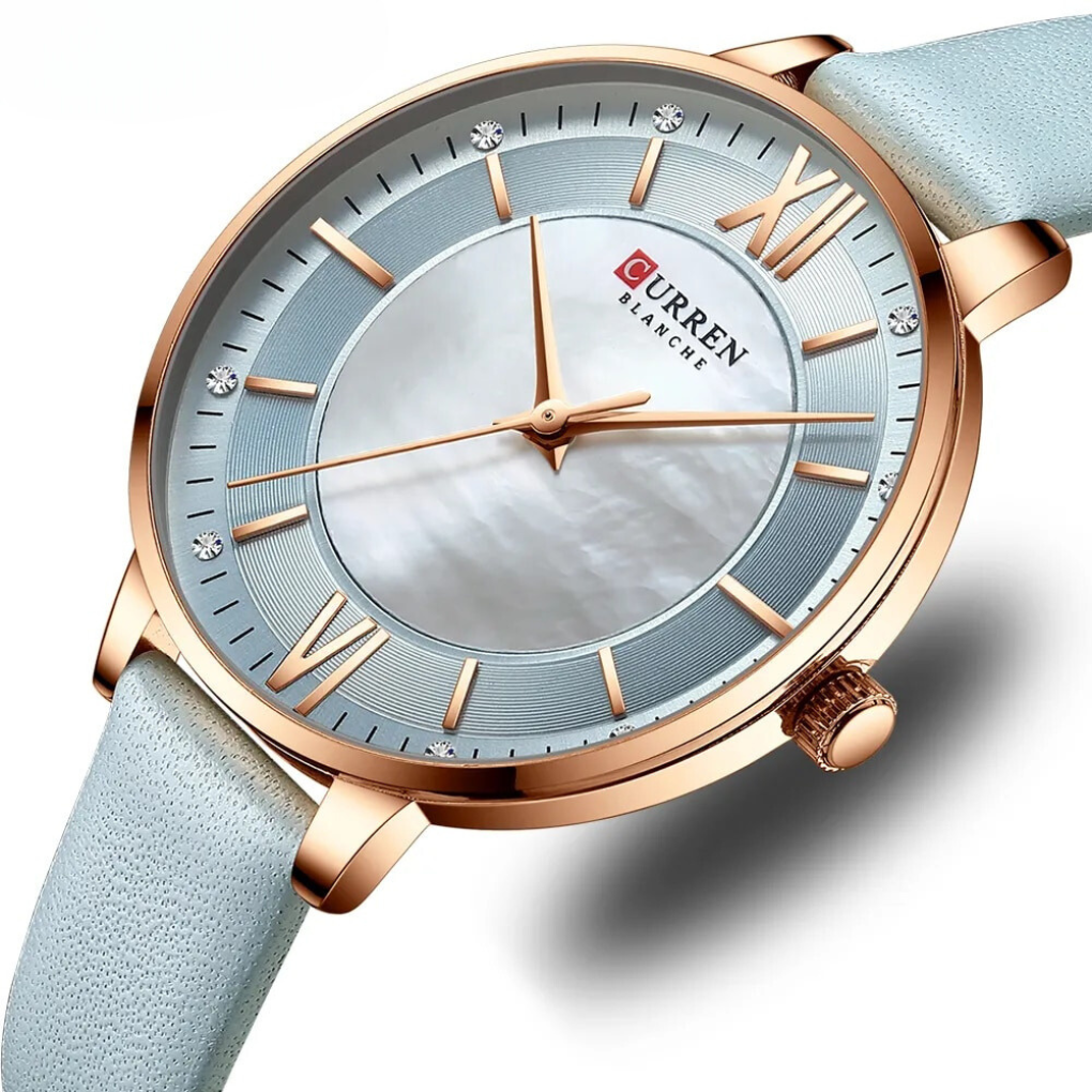 Curren Blanche Aurora Watch timeless pastel sophistication