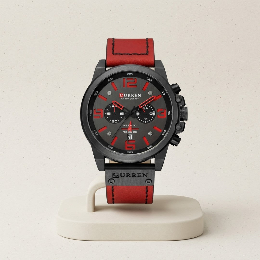 Prechi Axis Chronograph Watch Refined Versatility With Modern Function