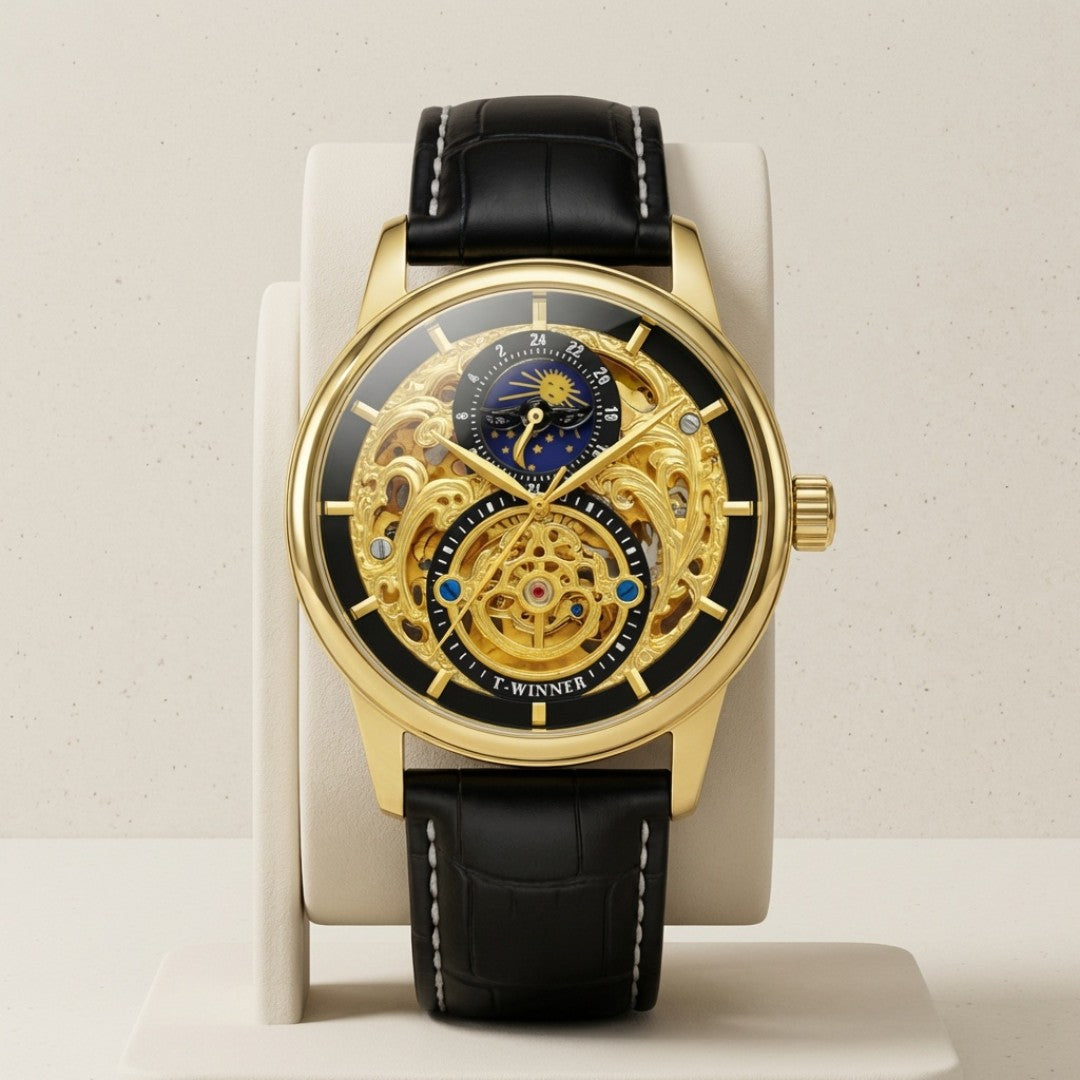 Winner Solis Automatic Watch Celestial Mechanics With Timeless Artistry