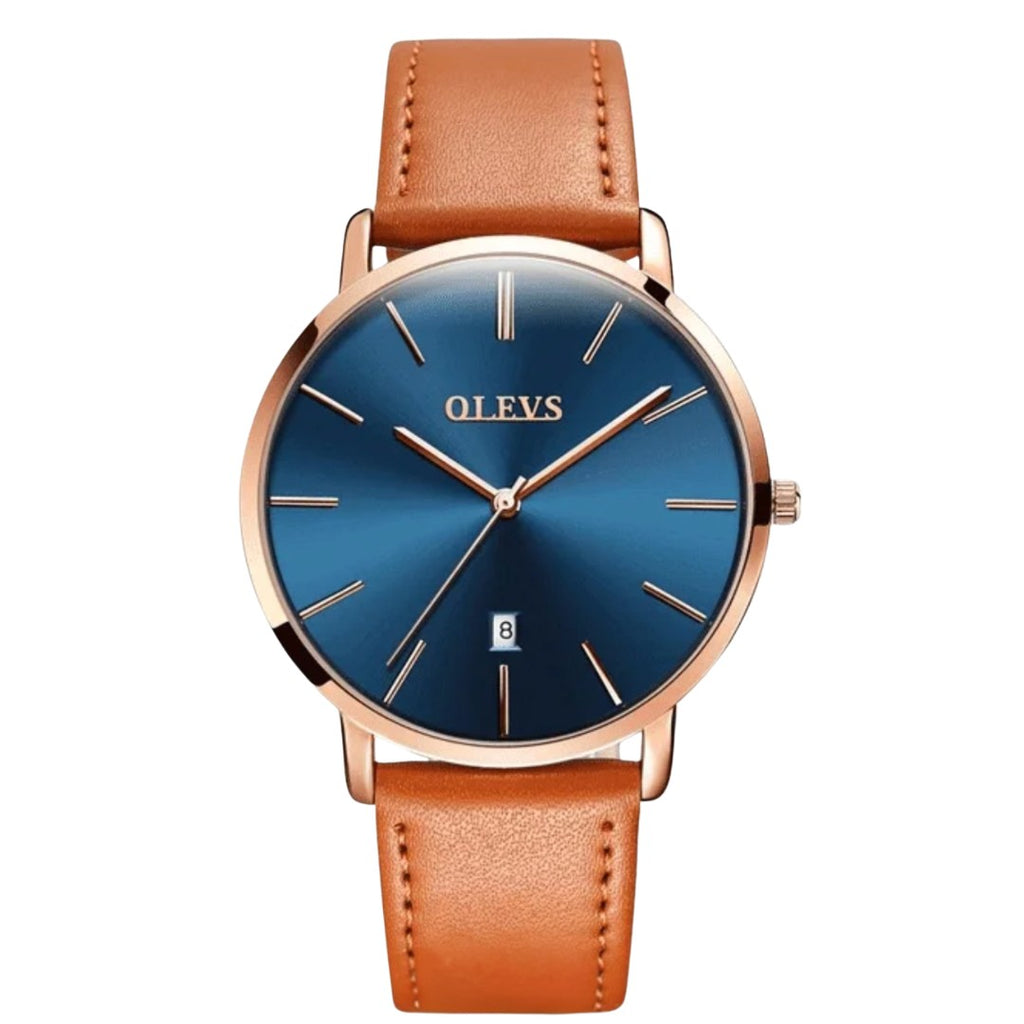 Aurello Serein Mnimalist Sunray Date Watch