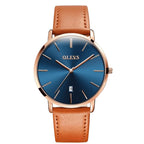 Aurello Serein Mnimalist Sunray Date Watch