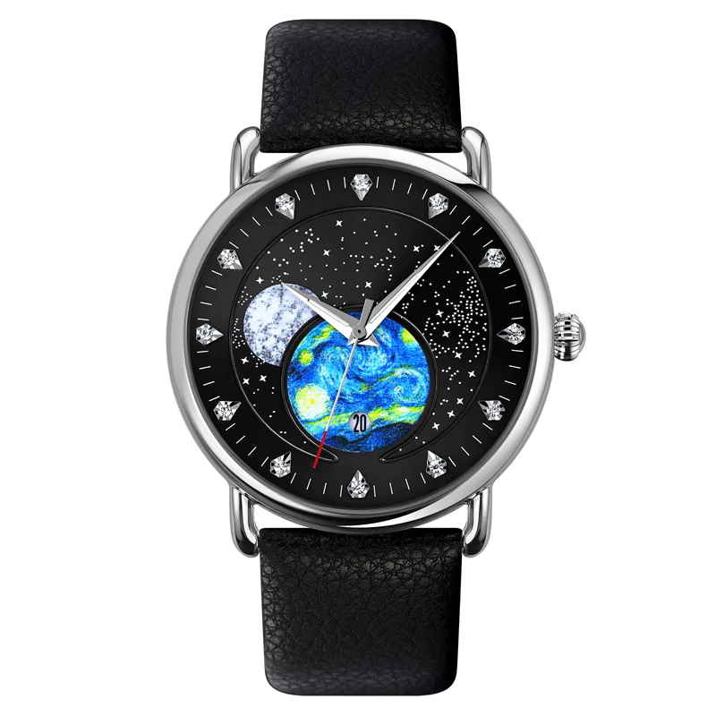 Astronova GlobeTime Watch Elegant Cosmic Design