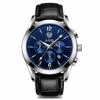 AGR Aventadori Moonphase Chronograph Leather Watch
