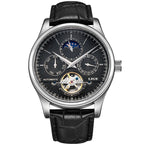 Magnus Tourbillon Elite Automatic Leather Timepiece