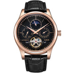 Magnus Tourbillon Elite Automatic Leather Timepiece