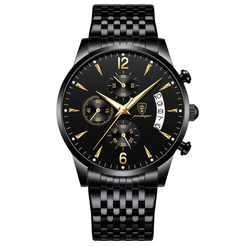 AGR Obsidian Royale Purple Dial Stainless Steel Watch