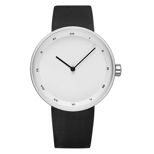 Noir Axis Classic Minimalist Quartz Wristwatch