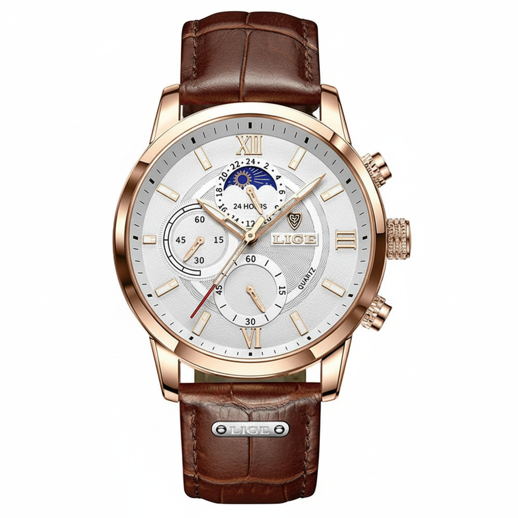 Lige Meridian Chronograph Watch