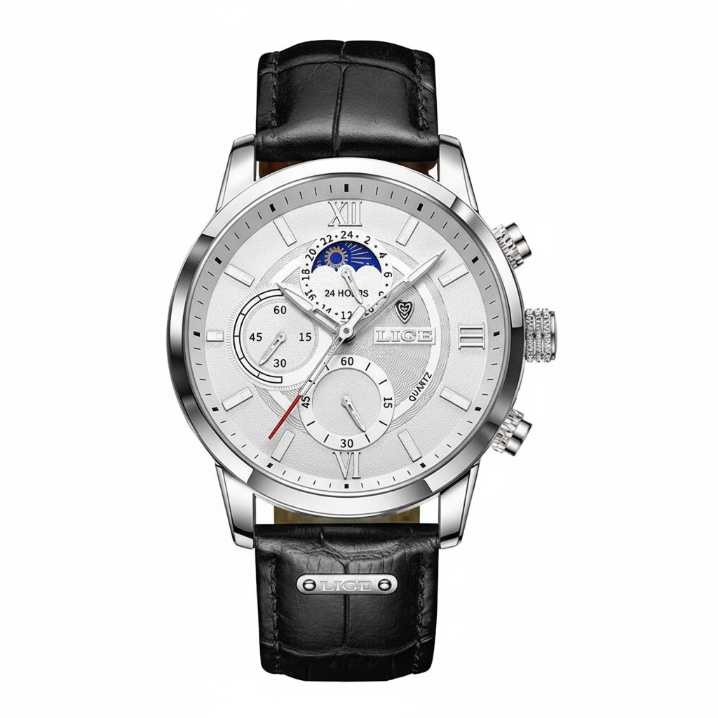 Lige Meridian Chronograph Watch