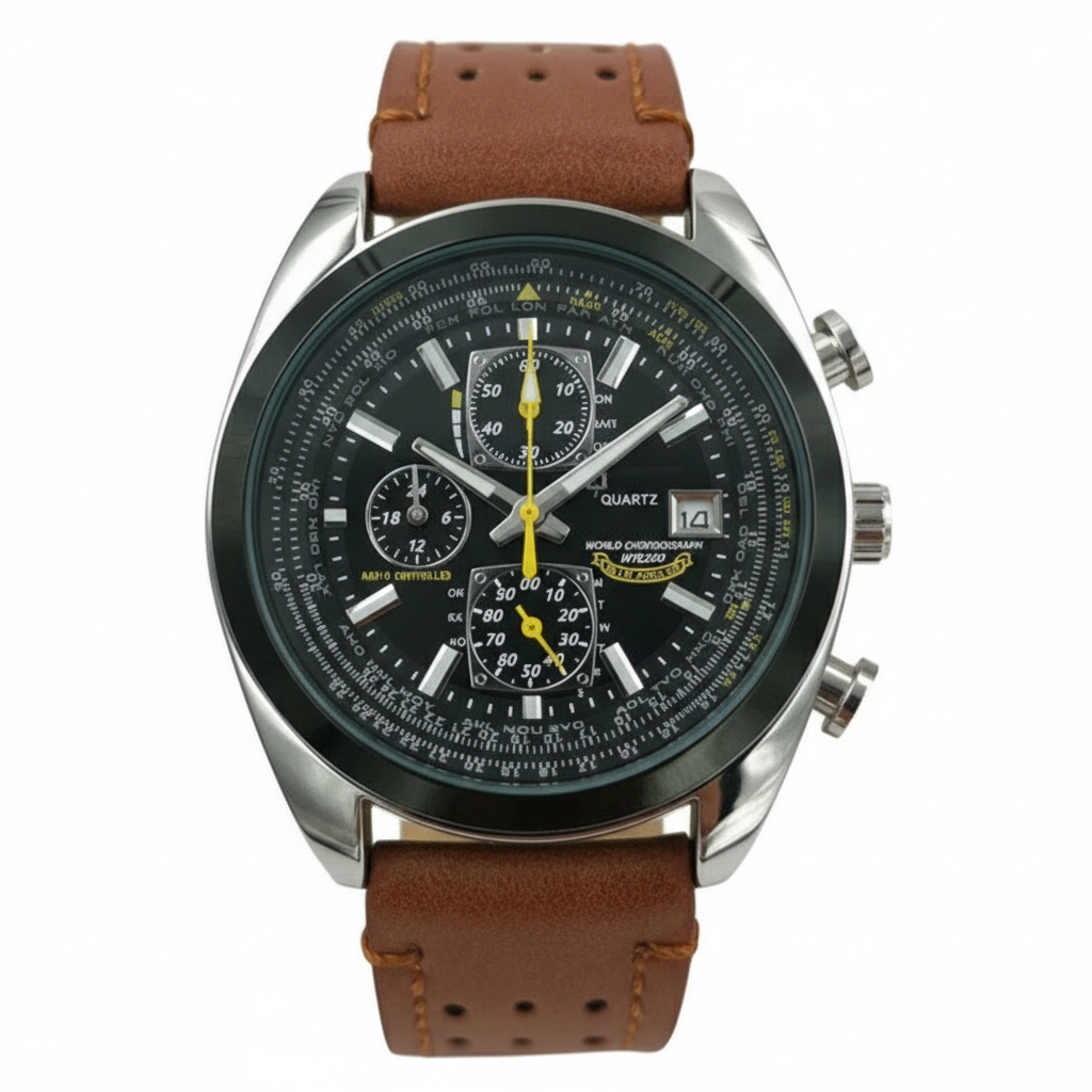 AeroSport Navigator Chronograph Pilot Watch