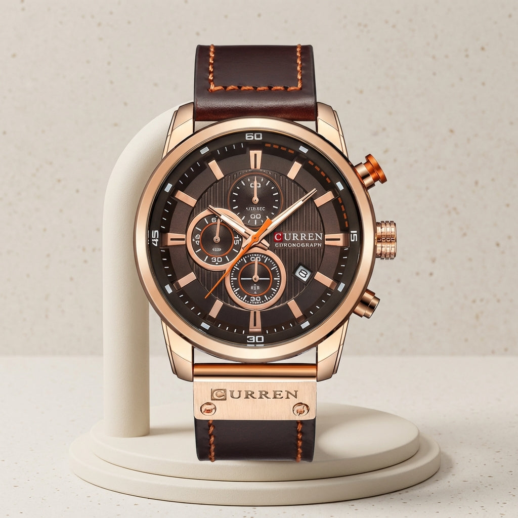 Curren Maestro Chronograph Watch Elevated Craftsmanship With Everyday Precision