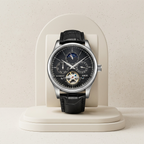 Magnus Tourbillon Elite Automatic Leather Timepiece