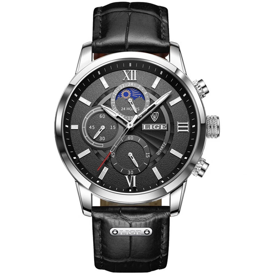 Lige Meridian Chronograph Watch